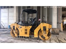 Caterpillar CB 7, Twin Drum Roller, 2417 hours, S/N: EL500235, 2019