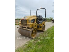 Caterpillar CB34B, Twin Drum Roller, 2850 hours, S/N: XB400407, 2017