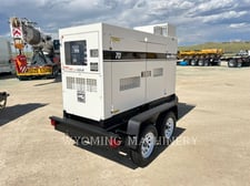 56 KW Multiquip DCA70SS, Mobile Generator Set, Diesel, 1800 RPM, 480V, 2023