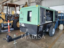 Sullair #750H DPQ, compressed air, 5030 hours, S/N: 201403250151, 2014