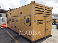640 KW Atlas QAC800, Mobile Generator Set, Diesel, 1800 RPM, 480V, 1586 hours, 2011