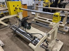 52" Duplex slitter rewinder with score slitter & edge guide unwind stand