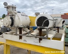 500 -735 CFM, Nash #SC7, liquid ring vacuum pump, Carbon steel, 60 HP, with silencer