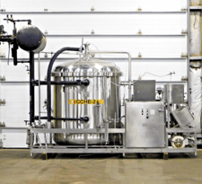 Mojonnier #Q72-SRP, 72 plate Carbo-Cooler II, with model Q Flo Mix, 85 psi @ 200°F MAWP