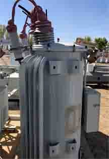 167 KVA, 7620 V, SIEMENS, SINGLE PH, MJ-3A CONTROLLER +/-10% IN 32 X 5/8% STEPS