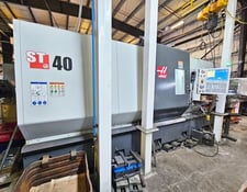 Haas #ST-40, CNC lathe, 34.5" swing, 15" chuck, 4" bar, 25.5" cut diameter, 44" cut length, programmable