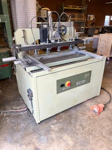 29 Spindle, SCM #MB29, multi spindle line boring machine, 2.5 HP, 0-90° manual tilt head