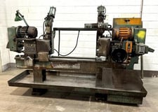 6" x 51" Hey #3, double end facing & centering machine
