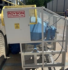 Royson #TB220, Tumbling Barrel, 3 CuFt, 0 - 35 RPM, 2 HP, Auto-Tilt, Full Guard(2 available)