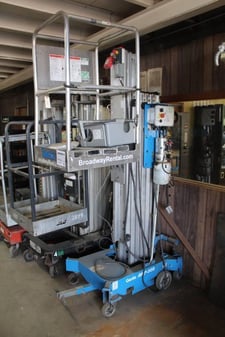 350 lb. Genie #AWP-30S, scissor lift, 30' work height