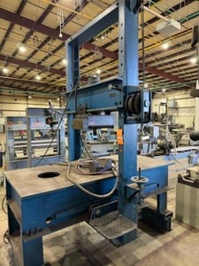 Air Over #19-172, hydraulic h-frame straightening press, S/N 155847