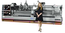 32" x 80" GMC #GML-3280, Metal Gap Bed Lathe, 4-1/8" bore, 15 HP