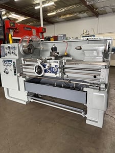 16" x 43" Supermax #LG1643, Engine Lathe, 2" spindle bore, 5 HP, 1800 RPM, 8" 3-Jaw chuck