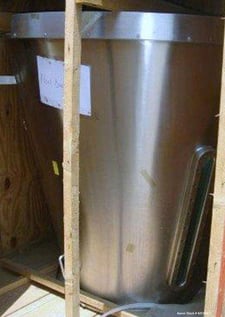 Glatt #GPCG60, Stainless Steel Insert, 56" Tall x 62" O.D. Upper/36" outside dimension Lower