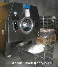 54" Vector Hi-Coater #HCF-130, Tablet Coater, 120-140 kg input & 140-160 kg output capacity, 4-16 RPM Drum, 3