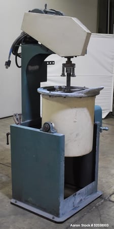Union Process #BV, Attritor, Size 0-5, 25 gallon capacity, 18-1/2" diameter x 21" deep Jacketed bowl, 1-1/2"