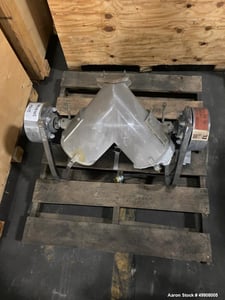 .26 cu.ft. Patterson -Kelley, Twin Shell Dry V-Blender, Plastic, 140 lbs./cu.ft., 3/4 HP Intensifier Bar, 4"