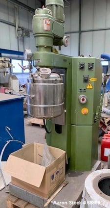 Brogli-Molto-Mat-Universal #MMU20, Mixer/Homogenizer, Stainless Steel, 20 liter capacity, 10.5 HP, 380 V