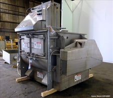 35 cu.ft. American Process #FZM-35, Forberg Fluidized Zone Mixer, Stainless Steel, 58" L x 67" width Chamber
