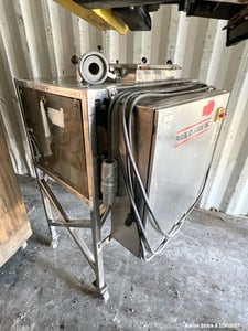 .7 cu.ft. Paul O Abbe, Fluidizing Mixer, Stainless Steel, 20 liter capacity, 16" width x 18.5" L x 18.5" deep