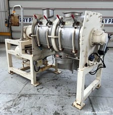 Morton Machine #FKM600D, Plow Mixer, Stainless Steel, 400 liter work capacity, 600 liter total capacity
