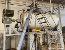 Littleford #VT-4000, Vacuum Plow Mixer/Dryer, Stainless Steel, 4000 liter capacity, 54" diameter x 121"