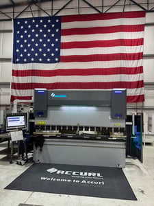 150 Ton, Accurl #Genius-Pro, CNC Press Brake, 10' overall, Delem DA66S Touch CNC Control, 2024