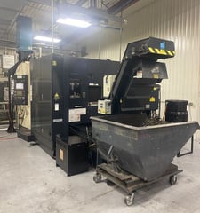 Makino #A61NX, CNC 4-Axis horizontal machining center, Pro 5 Control, 28.7" X, 25.6" Y, 31.5" Z, 14000 RPM