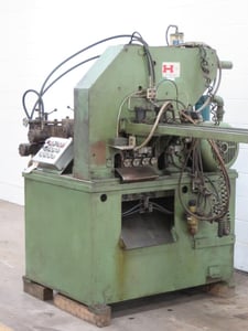 Haven #811, high production fully automatic double cut type tube cut off machine