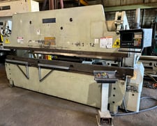 100 Ton, Accurpress #710012, 12' overall, Hurco 7 CNC Back Gauge, one owner, 1995, Tag #16381