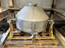 Paul O Abbe #RCVD-9, Vacuum Dryer Body Only, 8.8 cu.ft. Work capacity, 36" diameter Body, 8" loading cover