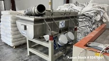 Vibra Maschinefabrik #WR-22/6-DV, Vibration Swirling Trough Conveyor, Stainless Steel, 480 V