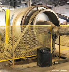 7.4' x 24.2' Andritz, Rotary Drum Dryer, Carbon Steel, natural gas, 163" L Furnace, 2000
