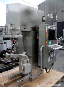 75 liter GEA Collette #Gral-75, High Shear Mixer, Stainless Steel, Missing bowl, dual agitation