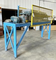 24" x 66" Rotex #242A-ALSS, Screener, Stainless Steel, Single Deck, 2 separation, 1 HP, 1730 RPM, 3-1/2"