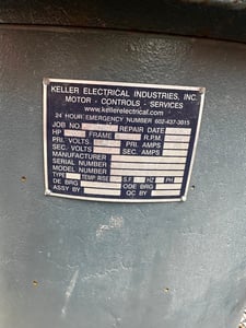 200 HP 1770 RPM U.S. Motors, Frame 1504PH, ODP, vertical, 228A, 460 Volts (2 Available)