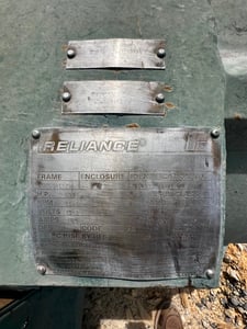500 HP 1186 RPM Reliance, Frame 5010Z, ODP, 63.1 A, 4160 Volts