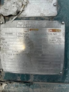 322 HP 521 RPM Reliance, Frame 35EC5812S, DPSV, 605 A, 310 Volts