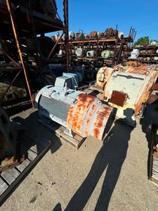 450 HP 1188 RPM Teco, Frame 5808B, TEFC, 460 Volts (3 available)