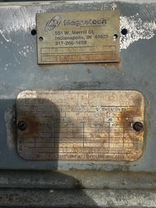 250 HP 1190 RPM Reliance, Frame 5010Z, TEFC, 269 A, 460 Volts