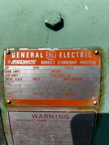 Image for 150 HP 2000 RPM General Electric, 237 A, DC, Shunt, 500 VA