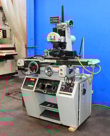 Unison No. 287-0000, centerless grinder, 5" diameter, 6" x 18" table, Acu-Rite QWIKCOUNT 2-Axis digital read