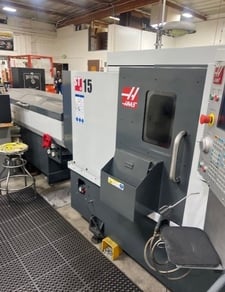 Haas #ST-15, CNC turning center, 27" swing, 8" chuck, 2.5" bar, barfeeder, chip conveyor, 2019