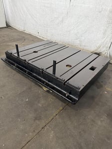 84" x 67" x 10" T-Slotted floor plate, 4 T-slots