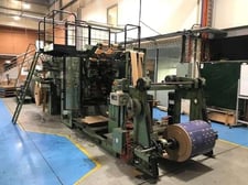 Paper Bag Machine, Newlong #136T+508TH, SOS bag w/flat handle, 180-320mm bag width, 200 BPM, 1993