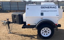 20 KW Generac / Generac #MLG20, trailer-mounted diesel generator, 2015