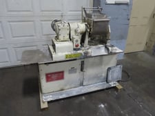 Teledyne, 6 qt double arm sigma blade mixer, Stainless Steel polished bowl & blades, 1.5 gallon, 2 HP, 1988
