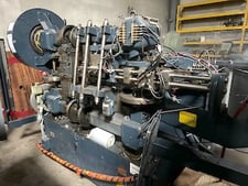 Nilson #S-3FVB, 4-slide, 1-3/16" max diameter, 2" max width, 15" feed length, 32-130 SPM, air clutch & brake