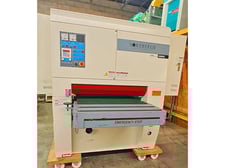 37" x 85" Northtech #NT-EV-920RC, 2-head belt sander, 8.25" diameter Grooved rubber contact roll, 20 HP
