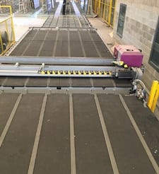 Lisec #ESL-60/30RS, cutting table, 2012